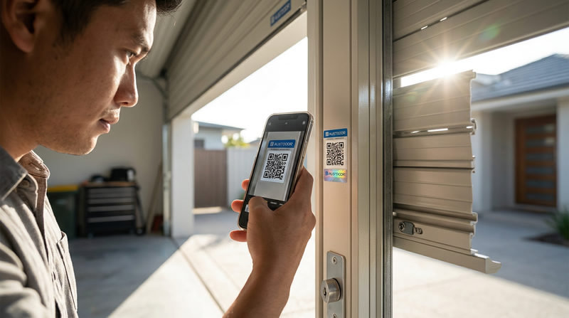 Hướng dẫn chi tiết c&aacute;ch nhận biết cửa cuốn Austdoor thật - giả