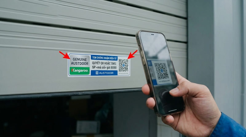 Hướng dẫn phân biệt cửa cuốn Austdoor chính hãng 100%