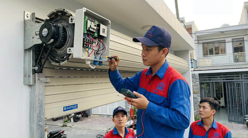 Hướng dẫn xử l&yacute; lỗi thường gặp & Dịch vụ sửa cửa cuốn tại nh&agrave; TP.HCM
