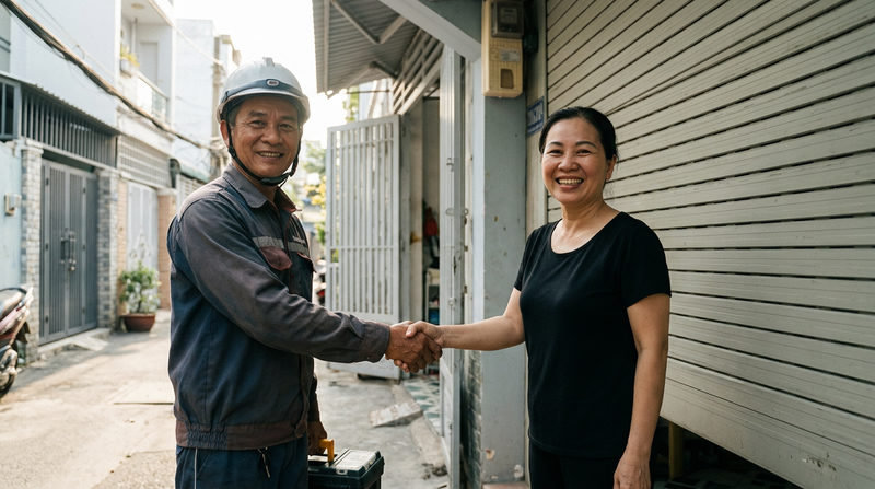 Tại sao n&ecirc;n chọn thợ sửa cửa cuốn tại nh&agrave; của ch&uacute;ng t&ocirc;i?