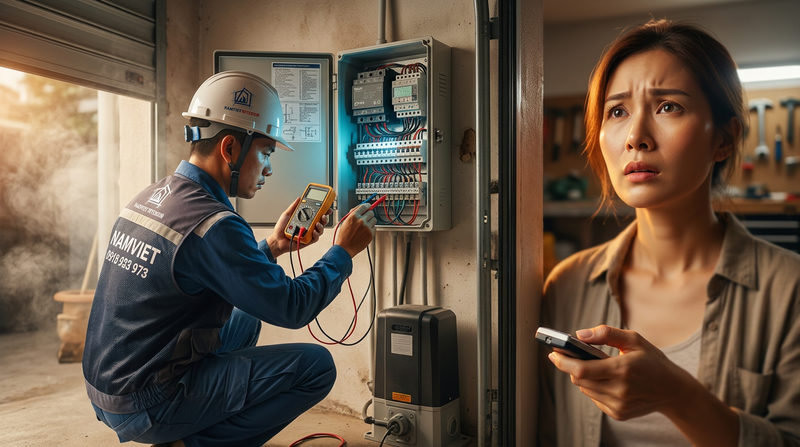 Tự kiểm tra, sửa motor cửa cuốn tại nhà hay gọi thợ chuyên nghiệp?
