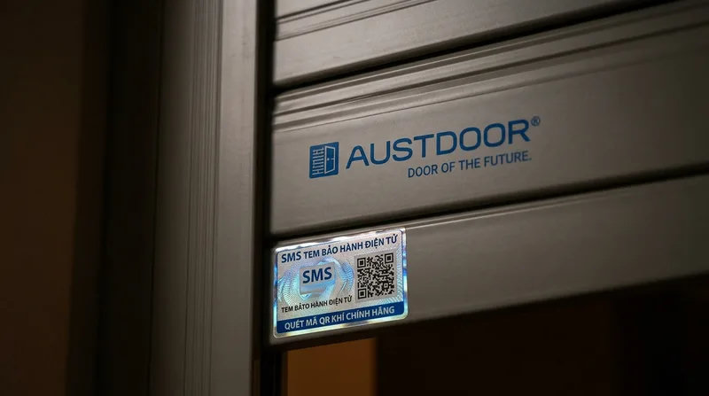 Hướng dẫn ph&acirc;n biệt cửa cuốn Austdoor ch&iacute;nh h&atilde;ng 100%