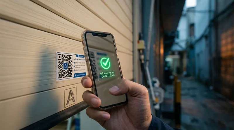 Cách nhận biết cửa cuốn Austdoor chính hãng 100%