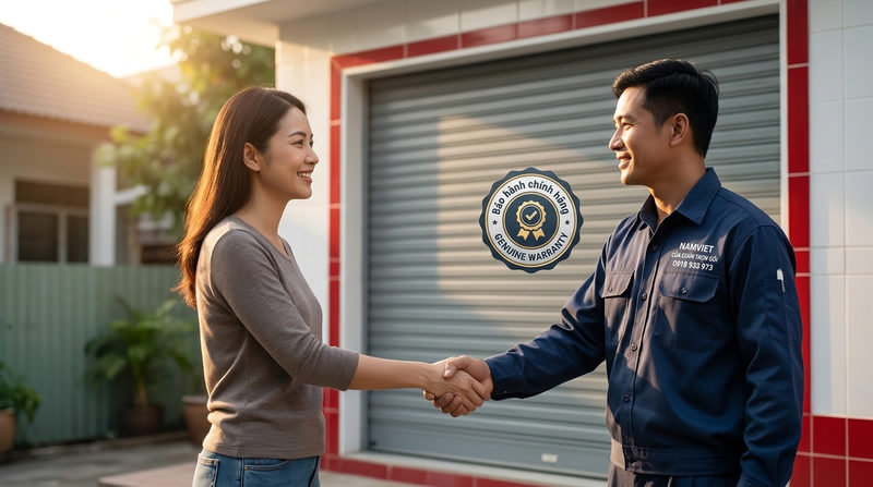 Cam kết từ dịch vụ cửa cuốn uy t&iacute;n nhất TP.HCM