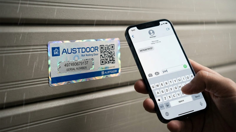 Hướng dẫn ph&acirc;n biệt cửa cuốn Austdoor ch&iacute;nh h&atilde;ng v&agrave; h&agrave;ng giả