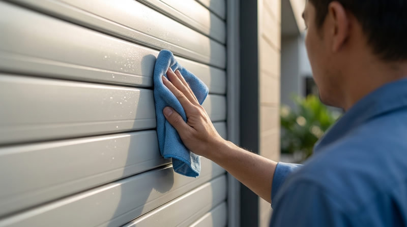 Hướng dẫn vệ sinh v&agrave; bảo dưỡng cửa cuốn m&agrave;u ghi s&aacute;ng lu&ocirc;n như mới
