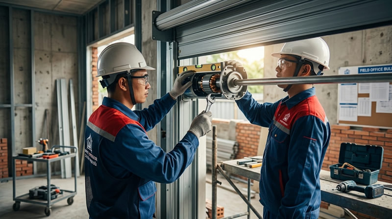 Kinh nghiệm chọn đơn vị thi công và lắp đặt cửa cuốn an toàn