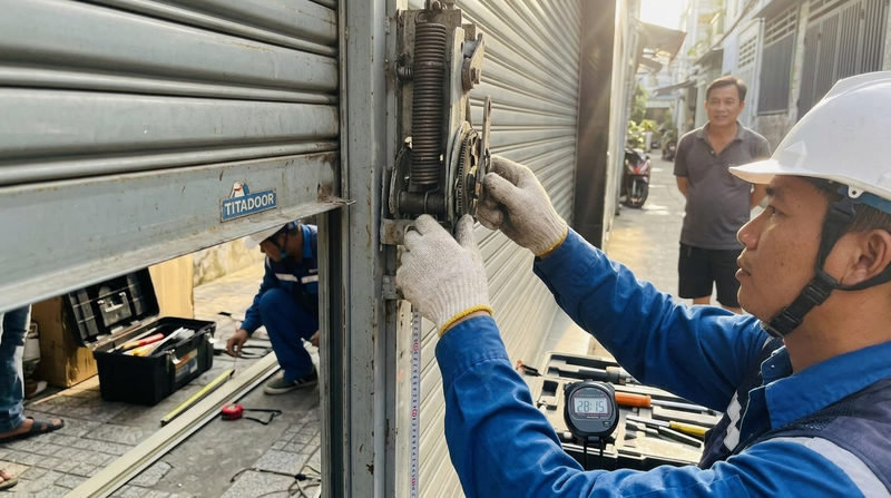 Quy tr&igrave;nh tiếp nhận v&agrave; cứu hộ cửa cuốn TPHCM chuy&ecirc;n nghiệp