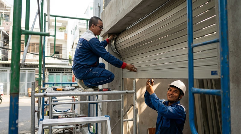 Tư Vấn: N&ecirc;n D&ugrave;ng Cửa Cuốn Loại N&agrave;o & Lắp &Dstrok;ặt Ở &Dstrok;&acirc;u Uy T&iacute;n?