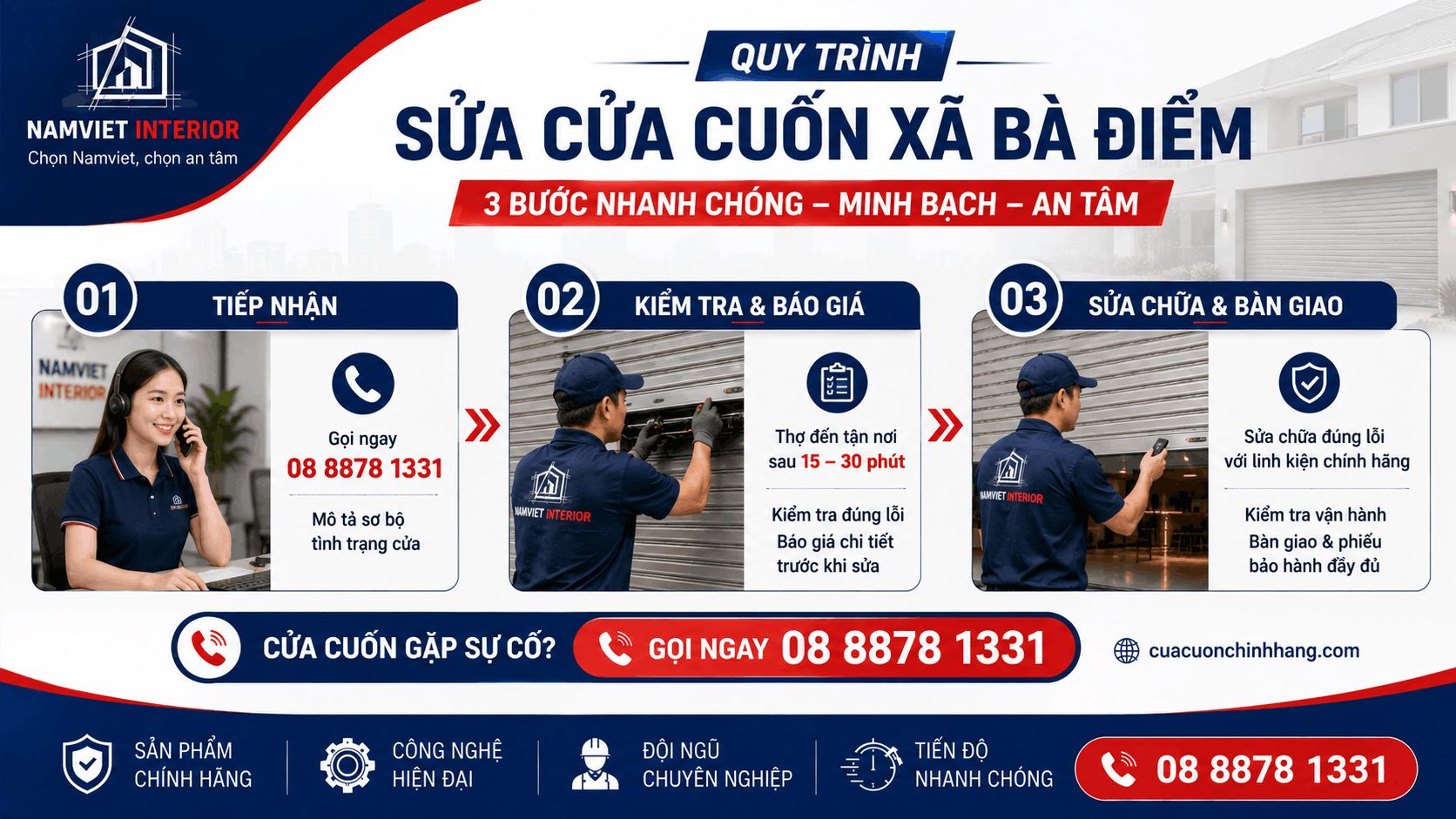 Sửa Cửa Cuốn Xã Bà Điểm