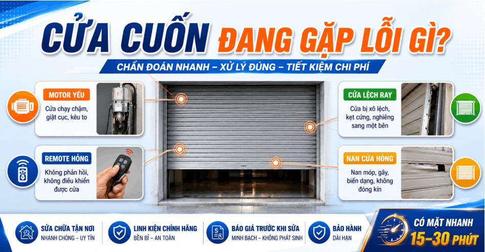 Sửa Cửa Cuốn Xã Hóc Môn