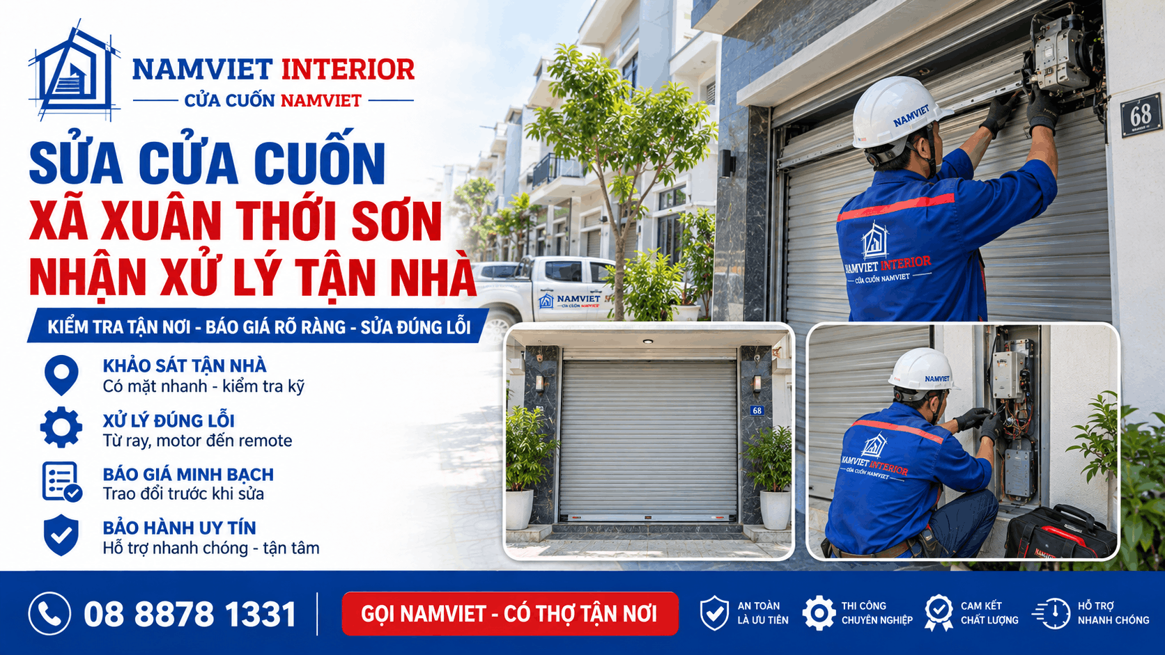 Sửa Cửa Cuốn Xã Xuân Thới Sơn