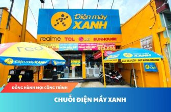 Thi công Cửa Cuốn Chuỗi Siêu Thị Điện Máy Xanh