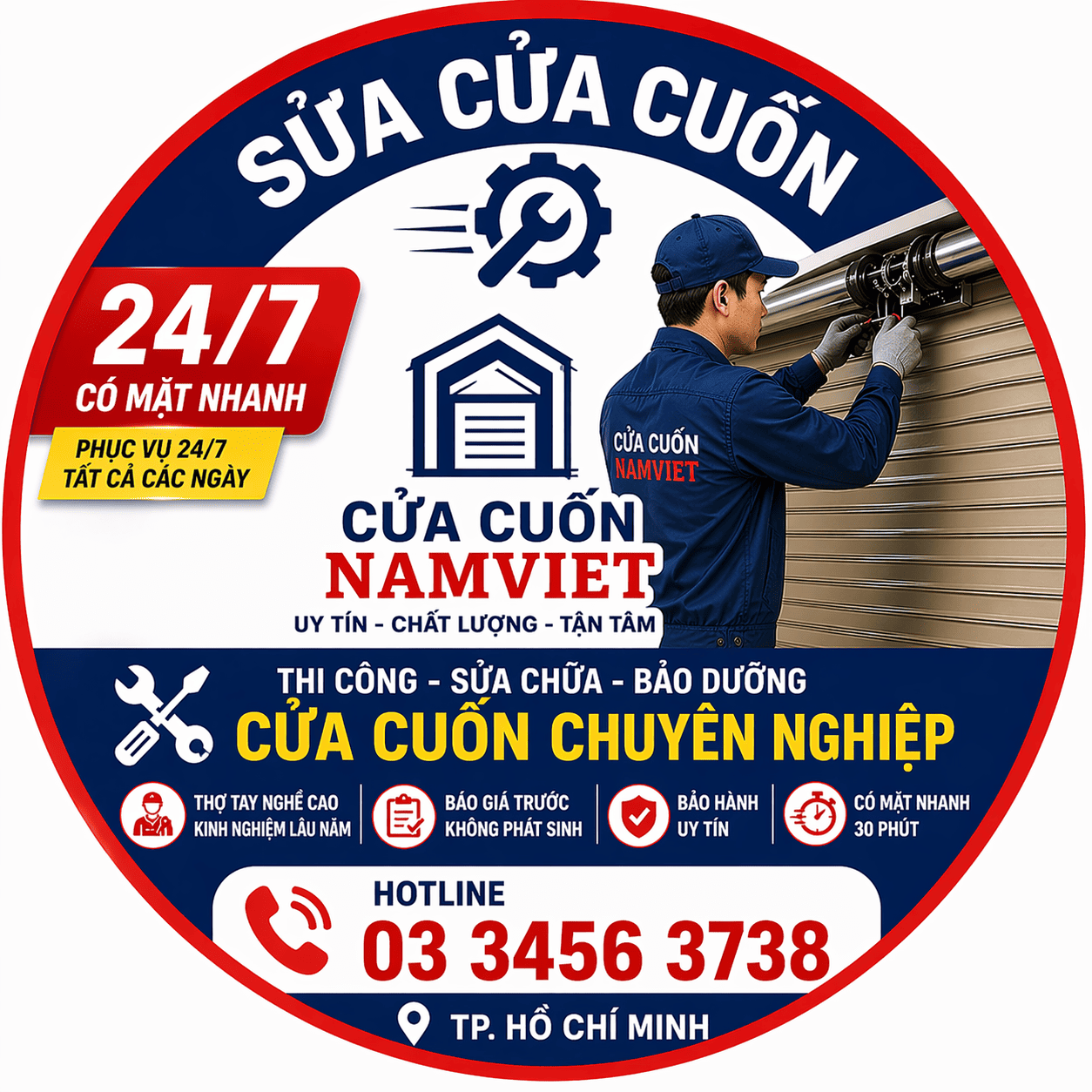 sửa chữa cửa cuốn