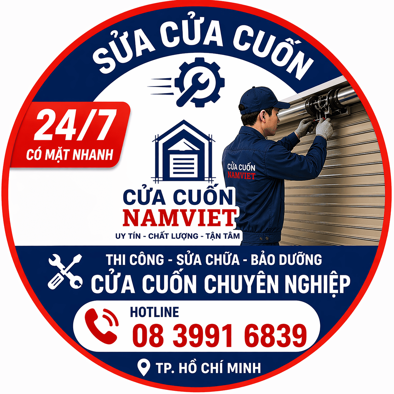 hotline sửa cửa cuốn namviet
