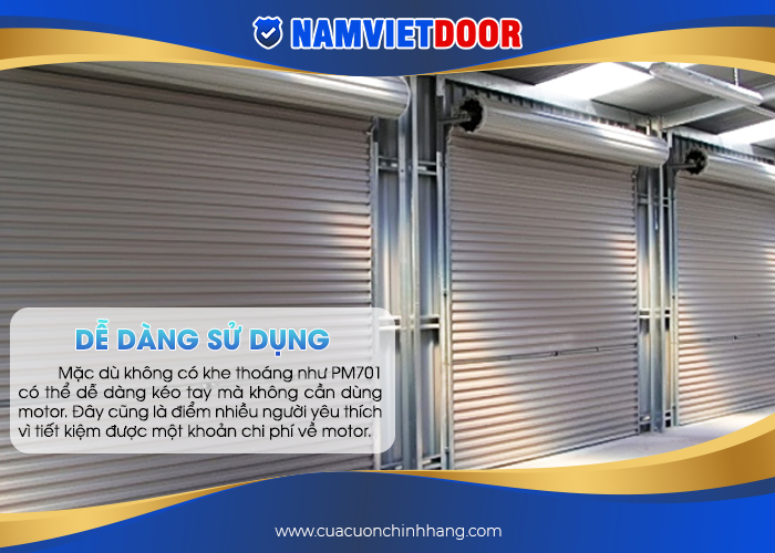 PM701 c&oacute; thể dễ d&agrave;ng k&eacute;o tay m&agrave; kh&ocirc;ng cần d&ugrave;ng motor