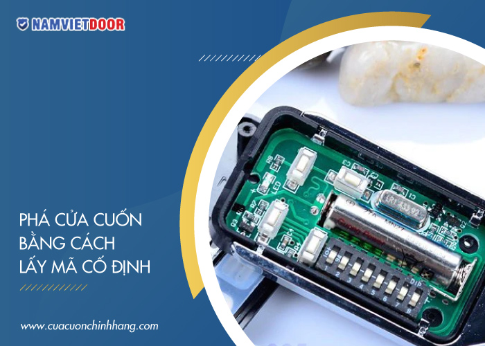 cách kẻ trộn phá cửa cuốn