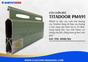 Cửa Cuốn Titadoor Phường Vĩnh Hội | Chịu Gió Ẩm Ven Kênh, Bền Màu Lâu Năm