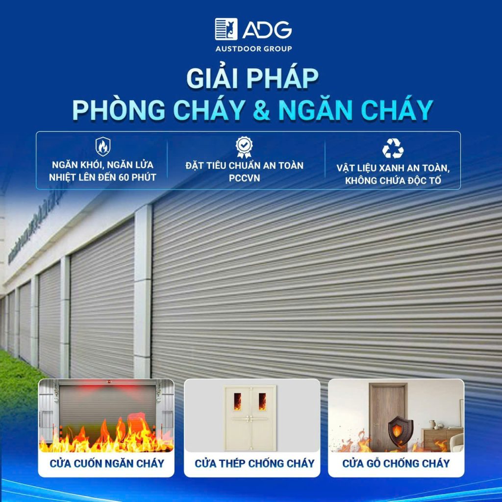 cửa cuốn chống cháy