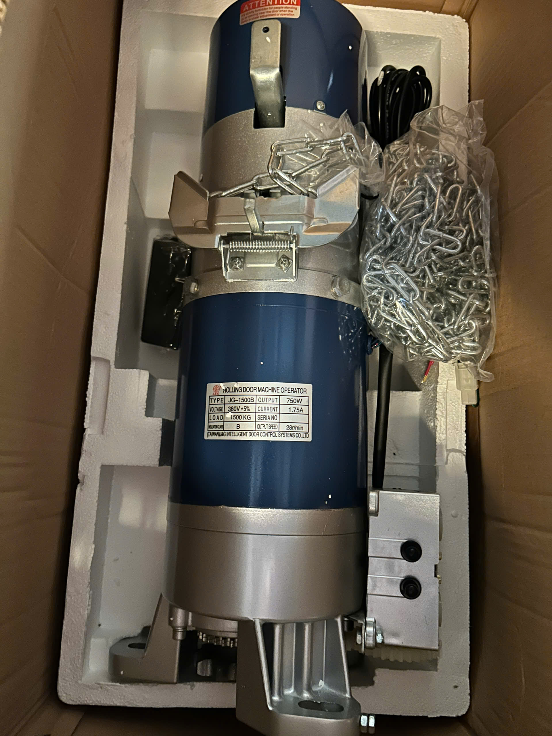 motor cửa cuốn jg