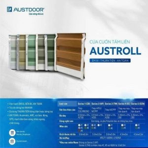 Cửa cuốn tấm liền Austroll Series 5| ECN |Độ dày: 0.35mm
