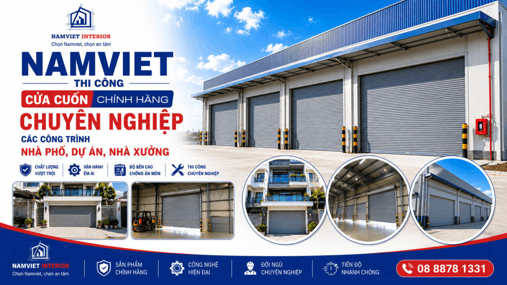 cửa cuốn nhà xưởng namviet