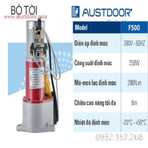 Motor cửa cuốn chống cháy Austdoor F500 | 250W