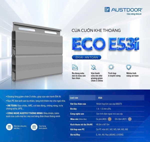 cửa cuốn austdoor e53i