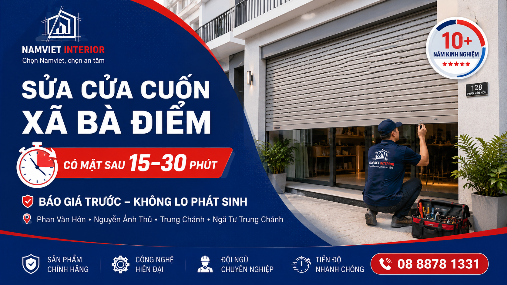 Sửa Cửa Cuốn Xã Bà Điểm