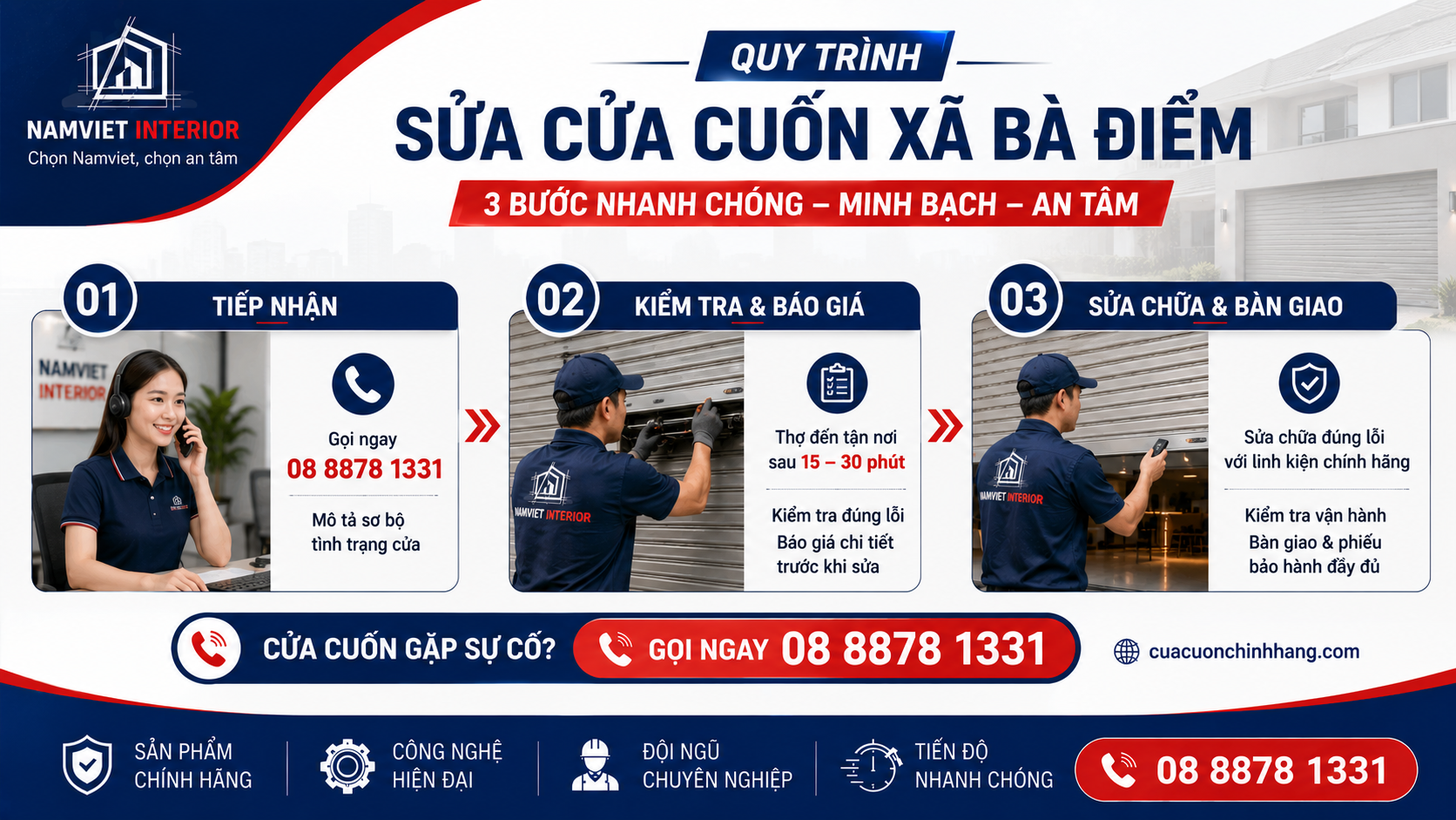 Sửa Cửa Cuốn Xã Bà Điểm