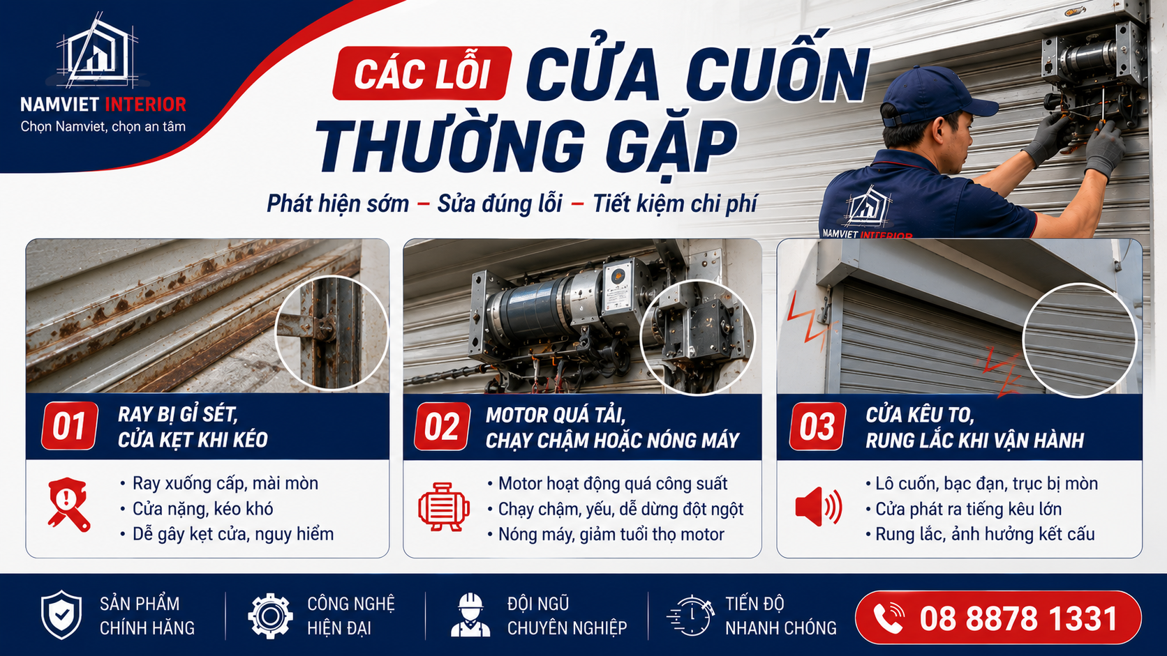 Sửa Cửa Cuốn Xã Đông Thạnh