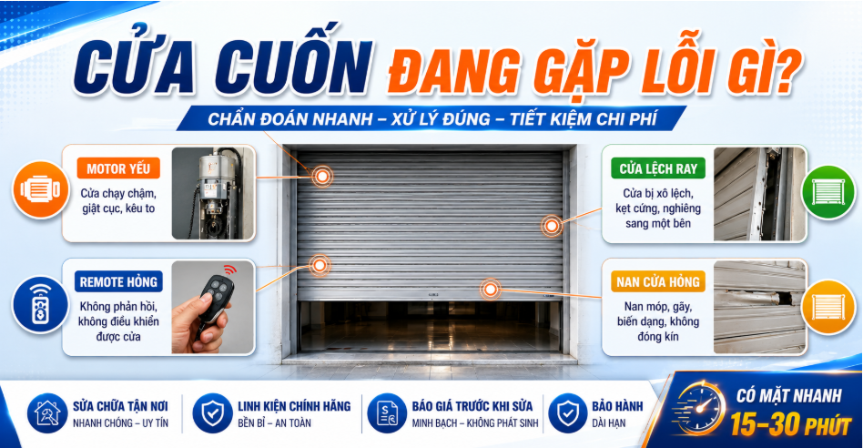 Sửa Cửa Cuốn Xã Hóc Môn