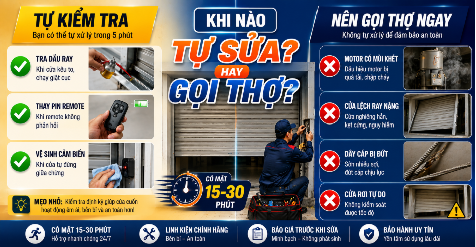 Sửa Cửa Cuốn Xã Hóc Môn