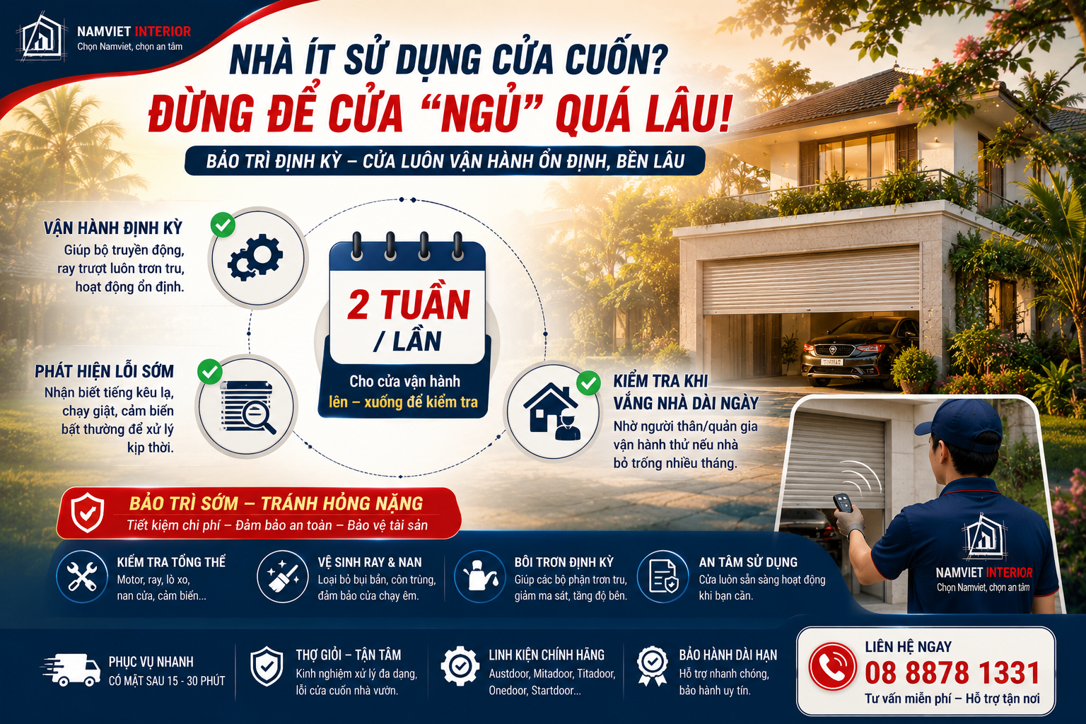 sửa cửa cuốn xã Nhị Bình