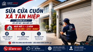 Sửa Cửa Cuốn Xã Tân Hiệp: Xử Lý Lỗi Lắp Đặt Nhà Mới Xây, Bảo Hành Đúng Chuẩn
