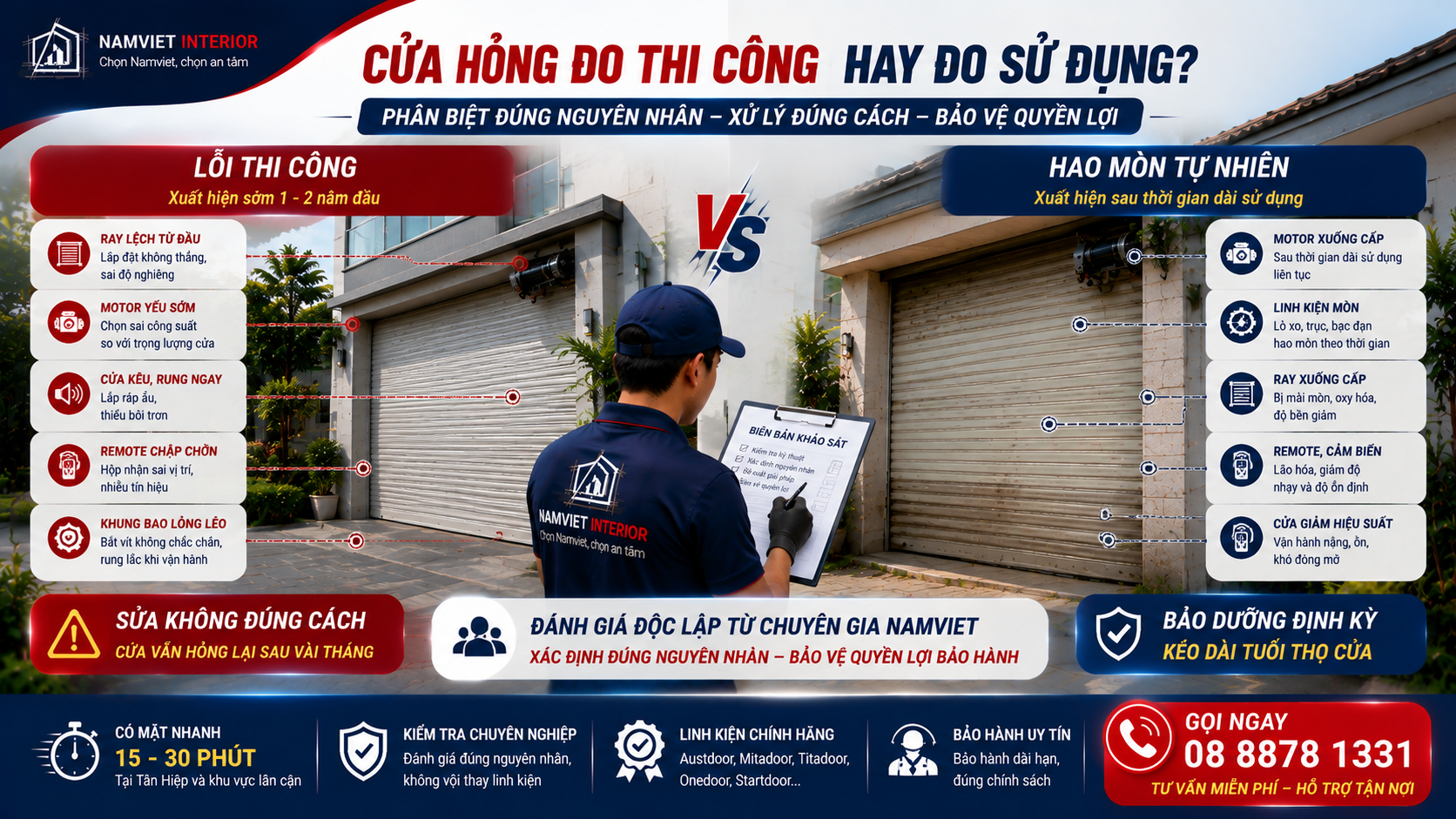 Sửa cửa cuốn xã Tân Hiệp