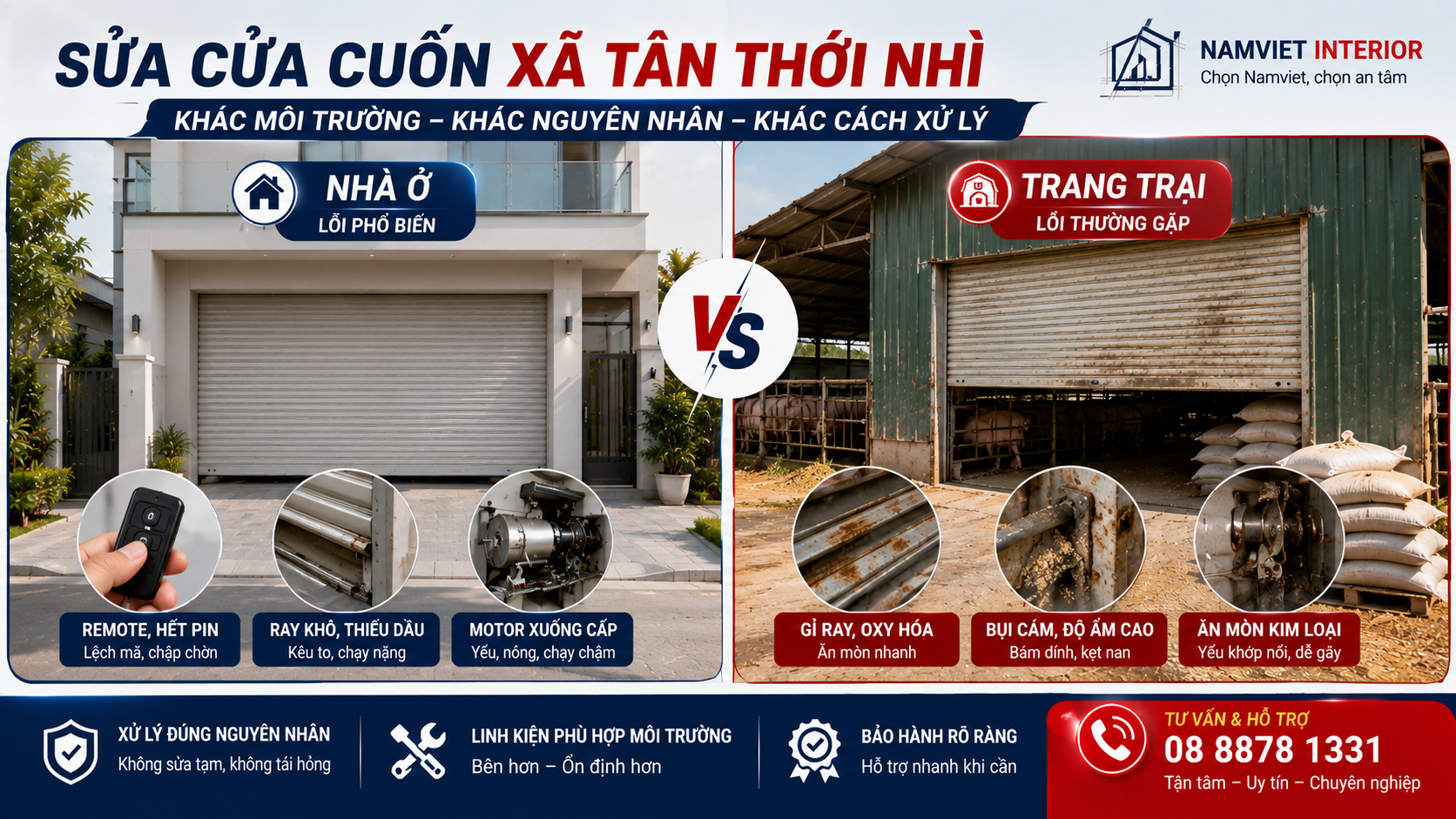 sửa cửa cuốn xã Tân Thới Nhì