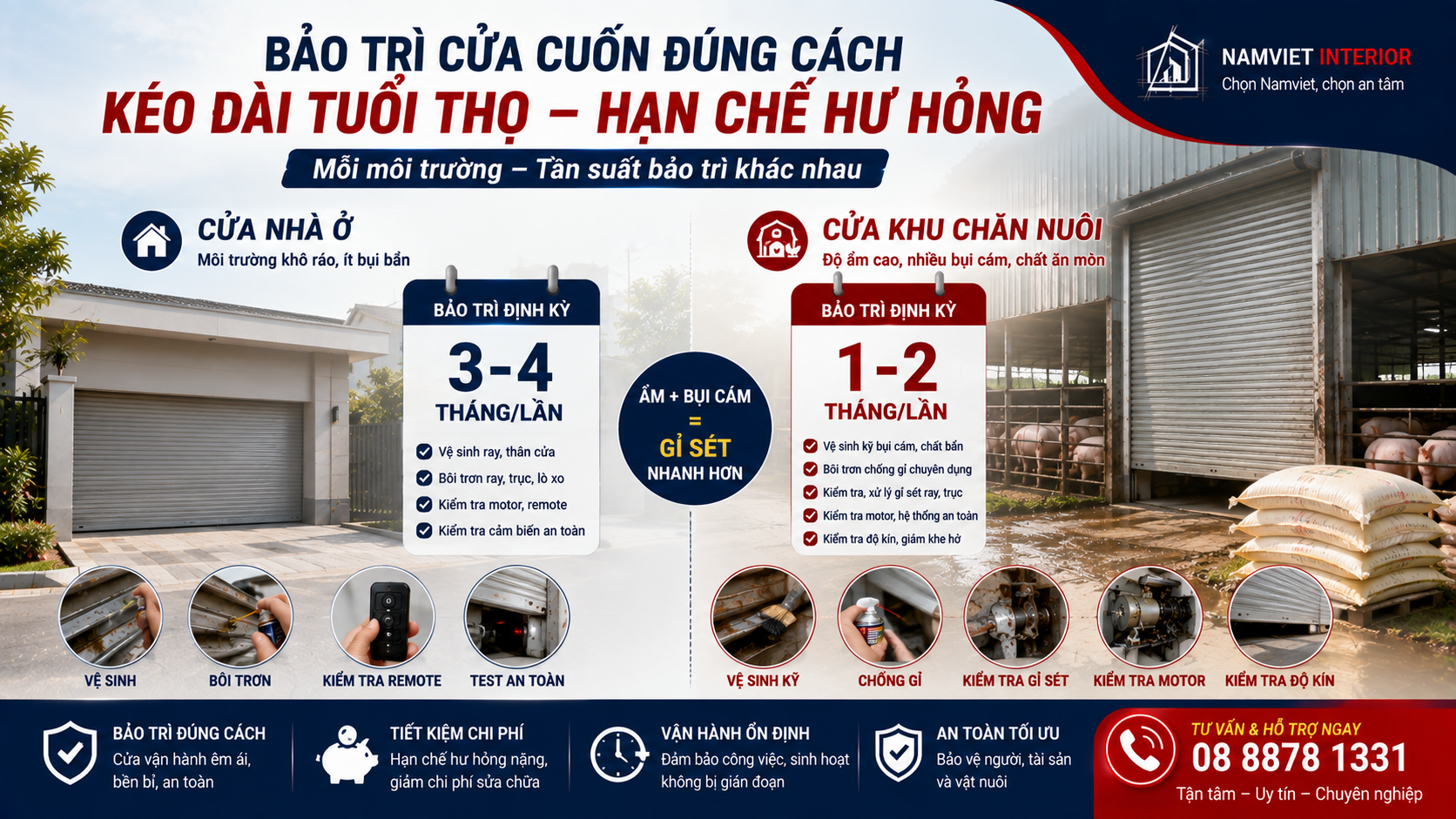 sửa cửa cuốn xã Tân Thới Nhì