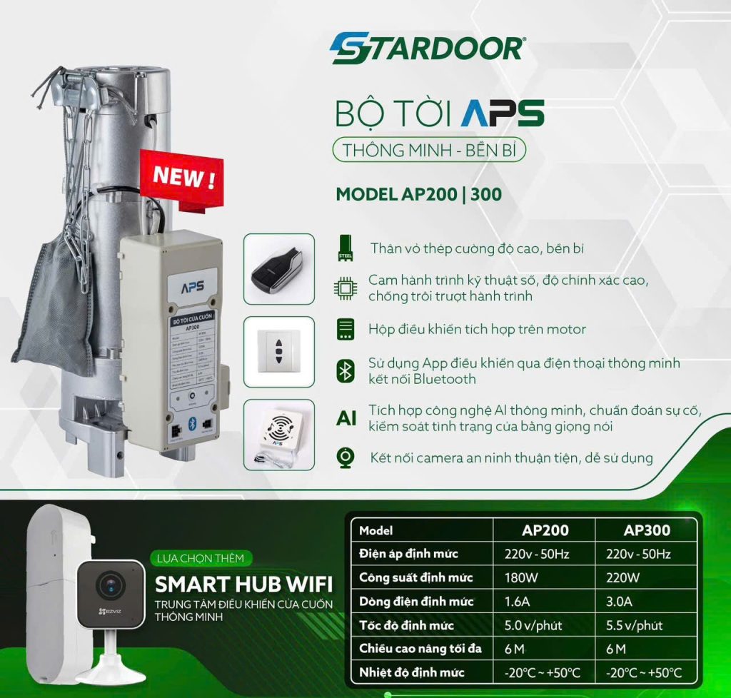 motor cửa cuốn stardoor