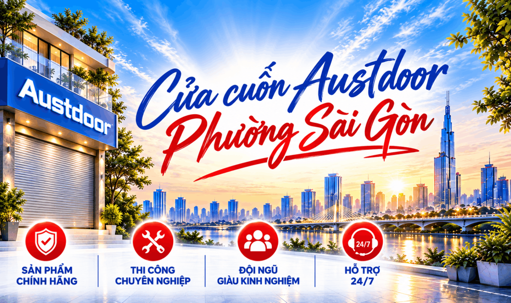 Cửa cuốn Austdoor phường Sài Gòn