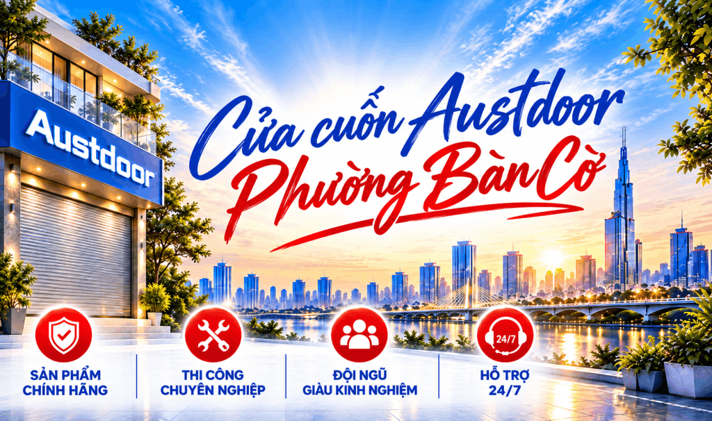 Cửa cuốn Austdoor phường Bàn Cờ