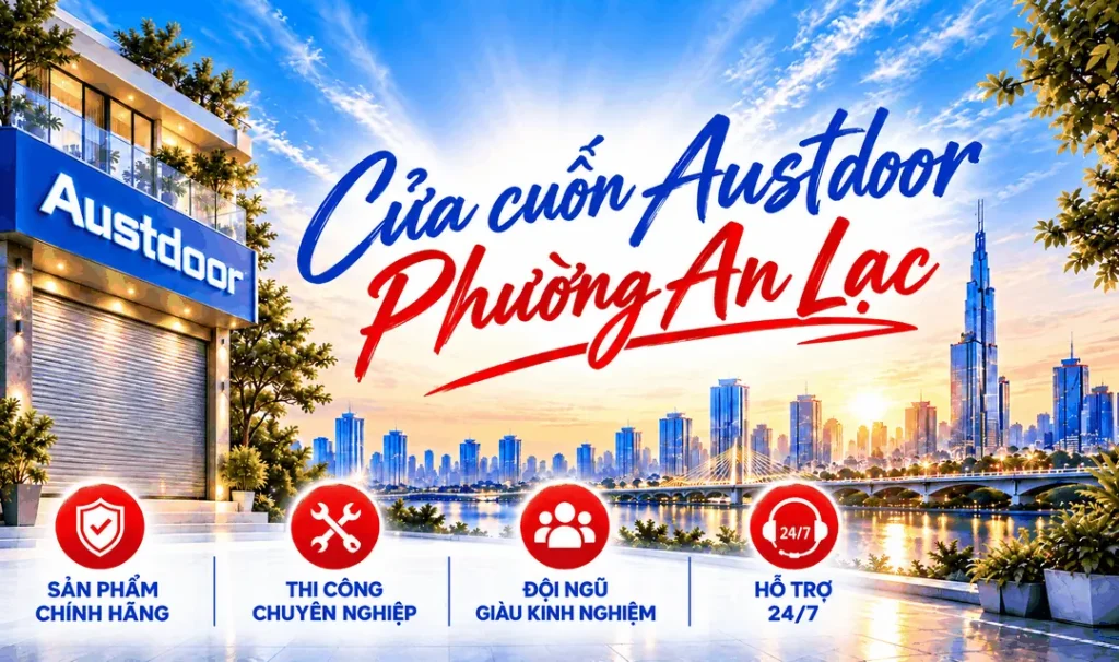 Cửa cuốn Austdoor phường An Lạc