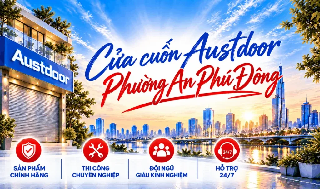 Cửa cuốn Austdoor phường An Phú Đông
