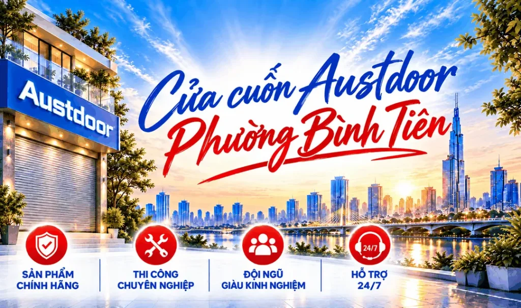 Cửa cuốn Austdoor phường Bình Tiên