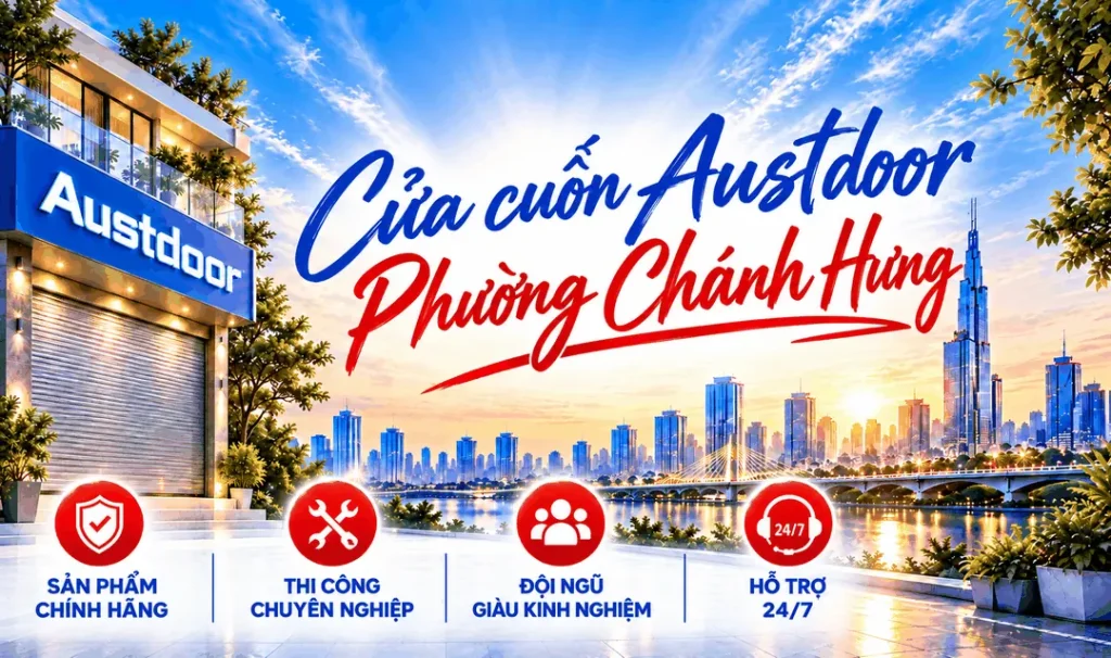 Cửa cuốn Austdoor phường Chánh Hưng