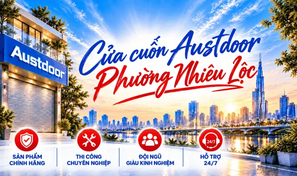 Cửa cuốn Austdoor phường Nhiêu Lộc