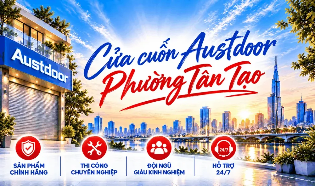 Cửa cuốn Austdoor phường Tân Tạo