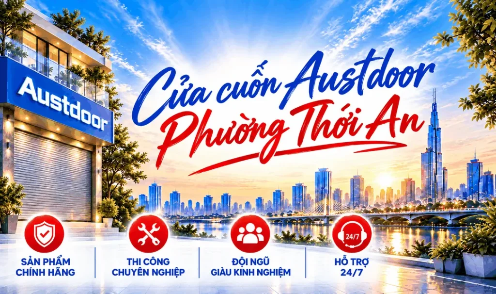 Cửa cuốn Austdoor phường Thới An