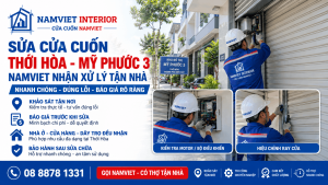 Sửa Cửa Cuốn Xã Thới Hòa – Namviet Nhận Xử Lý Tận Nhà