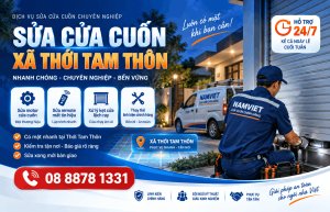 Sửa Cửa Cuốn Xã Thới Tam Thôn – Nhanh Chóng, Uy Tín Cùng Cửa Cuốn Namviet